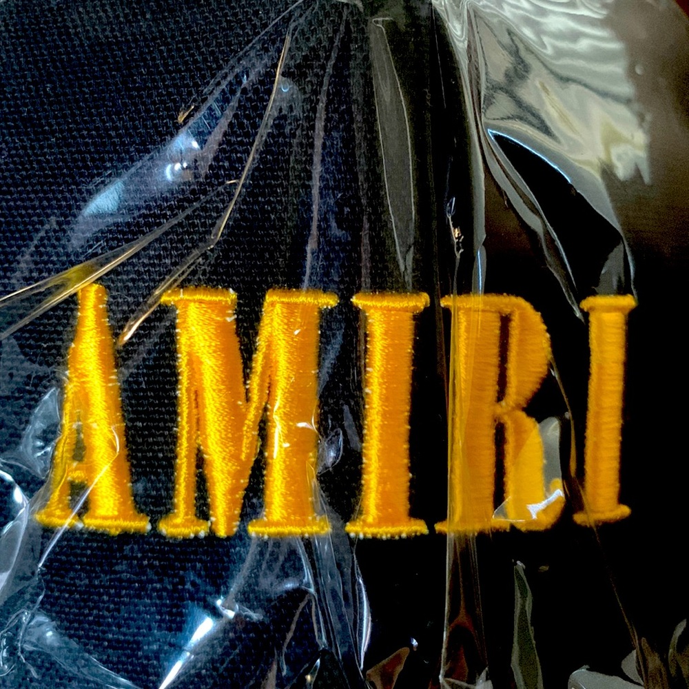 Brand Amiri Size OS Color Black W/Yellow